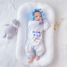 優(yōu)奇嬰兒衣服新生兒純棉連體衣春秋初生兒0-3個(gè)月寶寶內(nèi)衣剛出生睡衣 【純款】小奶瓶+卡通藍(lán) 52cm 曬單實(shí)拍圖