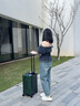 TUMI/途明19 Degree Aluminum旅行箱拉桿箱 紋理森林綠 20英寸 -可登機【適用于短途】 曬單實(shí)拍圖