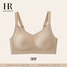 HR【提拉女神】大胸顯小內衣女胸罩文胸女士無(wú)痕內衣舒適無(wú)鋼圈聚攏 奶灰色 L 【建議80B-80C】 曬單實(shí)拍圖