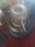 電陶爐煮茶器玻璃茶具套裝養生壺家用智能自動(dòng)抽水一體蒸汽泡茶壺燒水壺花茶壺 抽水(電陶爐)黑+側把(蒸茶)企鵝款+6色把杯 曬單實(shí)拍圖
