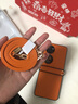 漫畫(huà)師 適用華為Pocket 2優(yōu)享版手機殼折疊屏5G輕奢商務(wù)皮套p50pocket全包防摔保護套PocketS簡(jiǎn)約時(shí)尚款 華為Pocket2/優(yōu)享版【丹霞橙】+手工肩帶 曬單實(shí)拍圖