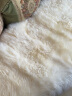 澳羊一族 澳洲皮毛一体纯羊毛沙发垫整张羊皮羊毛飘窗垫客厅卧室椅垫 白色 2拼 200cm×70cm 实拍图
