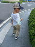 巴拉巴拉童裝兒童褲子男童長(zhǎng)褲2025夏裝涼感防蚊褲寬松潮208225108105 曬單實(shí)拍圖