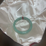 圣卓緣玉手鐲 天然手鐲玉鐲子冰種飄花A貨陽(yáng)綠珠寶老坑翡翠送女友送家人 52-53mm 曬單實(shí)拍圖