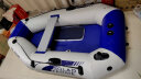 速澜（Solar Marine）皮划艇橡皮艇加厚硬底钓鱼船充气船冲锋舟夹网 气垫船 2.0米豪华款拉丝底 实拍图