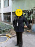 AEMAPE收腰抽繩風(fēng)衣外套女春秋2025年新款韓版寬松中長(zhǎng)款休閑大衣 黑色 XL 曬單實(shí)拍圖