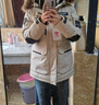 坦博爾男女同款羽絨服女城市輕戶(hù)外機能工裝毛領(lǐng)加厚外套TF236579 落英米 2XL (185) 曬單實(shí)拍圖