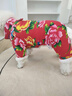 嬉皮狗（hipidog）秋冬季狗狗衣服東北大花加厚牽引四腳棉衣博美比熊小型犬寵物衣服 德羅紅 M 5-8斤 曬單實(shí)拍圖