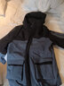 探拓（TECTOP）【赤狐】男女同款三合一沖鋒衣戶(hù)外滑雪登山服防寒外套 云墨黑 2XL 曬單實(shí)拍圖