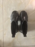 百思圖冬商場新款牛皮加絨切爾西煙筒靴美拉德女短靴A6351DD4 黑色 38 曬單實拍圖