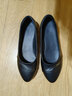 卡帝樂(lè )鱷魚(yú)（CARTELO）真皮單鞋女軟底平底鞋春秋2026新款中老年皮鞋工作鞋媽媽女鞋低跟 黑色 41 曬單實(shí)拍圖