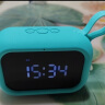 快乐之朱智能闹钟语音控制会说话学生儿童专用起床神器时间管理计时器时钟 蓝色-智能语音闹钟-波比熊T6 实拍图