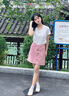 ZHR英倫風(fēng)小皮鞋女圓頭系帶女鞋減齡厚底粗跟單鞋女 AY186 黑色 40 曬單實(shí)拍圖
