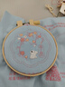 玩控平安符diy香囊手工diy材料自己繡平安福荷包刺繡手工端午節(jié)禮物 花漫平安 曬單實(shí)拍圖