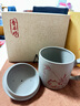 香石坊宜興原礦紫砂杯純手工茶具泡茶杯紫砂壺茶杯辦公杯太湖石趣 410ml 蟹殼青410ml 曬單實(shí)拍圖