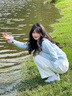 DXOT2025早秋新款韓系奶藍色休閑內搭毛衣外套女秋冬薄款針織衫短款女 【淺藍色】 M 45/55kg 曬單實(shí)拍圖
