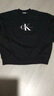 Calvin Klein Jeans秋季男士簡(jiǎn)約通勤ck疊印字母休閑純棉圓領(lǐng)衛衣J323609BEH-黑色S 曬單實(shí)拍圖