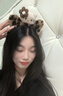清晨的星星可愛豹紋kitty貓發(fā)箍女2025新款高級感時尚洋氣壓發(fā)頭箍發(fā)卡頭飾 米色kt豹紋發(fā)箍 曬單實拍圖