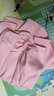 艾舞戈兒童舞蹈服女孩芭蕾舞裙女童秋冬加絨加厚練功考級服中國舞服裝 粉色-前領(lǐng)結-不帶內褲 140碼 身高120-130cm體重48-58斤 曬單實(shí)拍圖