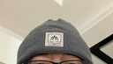 依衣尼帽子男秋冬新款保暖加絨毛線(xiàn)帽子時(shí)尚針織帽騎車(chē)防寒防風(fēng)包頭帽男 深灰色【單帽】 曬單實(shí)拍圖