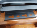 天地魚(yú)（TDYU）桌下理線(xiàn)架插排電線(xiàn)固定收納槽電腦桌底整理束線(xiàn)理線(xiàn)器免打孔神器 【醇黑-雙用款】插板理線(xiàn)架40CM 曬單實(shí)拍圖