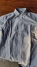 凡客誠品全棉條紋精細牛津紡襯衫 藍白細條紋 39 M 曬單實(shí)拍圖