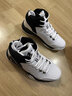 喬丹男鞋籃球鞋夏季密網(wǎng)低幫球鞋耐磨籃球戰靴青少年舒適運動(dòng)鞋 白色黑色(革面高幫) 44 曬單實(shí)拍圖