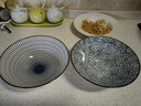 景德鎮(zhèn)日式家用斗笠碗大號碗泡面碗創(chuàng)意網(wǎng)紅餐具湯碗陶瓷拉面碗飯碗 山田混色8英寸斗笠碗4只(容量約800ml左右） 曬單實拍圖