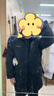 mont·bell戶外秋冬連帽650蓬鴨絨中長款保暖羽絨服男款外套 1101547 黑色 BK L 曬單實拍圖