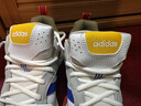 adidas STRUTTER復(fù)古休閑厚底增高老爹鞋男女阿迪達(dá)斯官方輕運(yùn)動(dòng) 白色/灰色/皇家藍(lán)/金色 42 曬單實(shí)拍圖