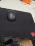 CHERRY樱桃 鼠标垫中号 办公桌垫 键盘垫 游戏鼠标垫 高密纤维顺滑鼠标垫 黑色细面 360*280*4mm 实拍图