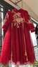 兒童高端唐裝拜年服公主中國風(fēng)秋冬童裝女童漢服襦裙古裝連衣裙子 2189酒紅色長(cháng)款 140 曬單實(shí)拍圖