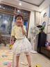 G.DUCK HELLO女童夏季短袖套裝2025新款洋氣蛋糕裙兩件套女孩夏裝薄款童裝 套裝 120 cm 曬單實拍圖