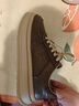 百麗（Belle）男鞋休閑小白板鞋夏季新款舒適網(wǎng)孔透氣厚底工裝鞋8QZ01AM5 卡其色（單里） 44 (270mm) 曬單實(shí)拍圖