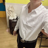 羅蒙（ROMON）保暖襯衫男士春秋冬季修身商務(wù)休閑加厚加絨襯衣彈力免燙竹纖維 白色+淺藍【兩件裝】 常規 40 (130-140斤) 曬單實(shí)拍圖
