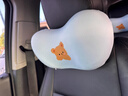 尼拉汽車(chē)頭枕腰靠墊車(chē)內座椅護頸枕記憶棉車(chē)載用靠枕一對可愛(ài)卡通枕頭 享舒適·頭枕一對裝【米色】 1套 曬單實(shí)拍圖