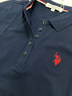 U.S. POLO ASSN.US保羅T恤女夏季新款時尚減齡翻領(lǐng)短袖女運動休閑POLO衫 藏青009 S 160/84A 曬單實拍圖