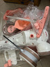 艾貝熊 AIBEI BEAR兒童玩具車1-3歲男女孩一2歲三3歲5寶寶4周歲生日禮物2-6男童三輪 公主粉 ：安全護(hù)欄+靠背+手推桿 兩三歲小孩多功能三輪滑滑推車 曬單實(shí)拍圖