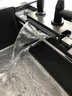 廚衛邦6MM加厚鯨魚(yú)飛雨瀑布水槽SUS304食品不銹鋼洗菜盆大單槽納米蜂窩 納米蜂窩槍灰款 加厚6.0鯨魚(yú)75*46套餐 曬單實(shí)拍圖