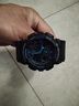卡西歐（CASIO）男表G-SHOCK運動手表學生多功能電子表雙顯防水防震大表盤石英表 炫酷藍黑GA-100-1A2 曬單實拍圖