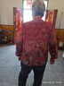 桓黎中老年人春夏裝女奶奶薄款唐裝上衣服200斤胖媽媽特大碼長(cháng)袖襯衫 1號色 3XL 建議100-120斤 曬單實(shí)拍圖