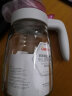 紫丁香油壶 玻璃防漏控油调料瓶食品级酱油醋瓶带清洁刷650ML*3套装 实拍图