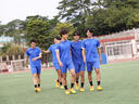 銳克2025年新款足球服定制運動套裝男足球訓(xùn)練服透氣短袖V領(lǐng)足球球衣 銳克紅/白 2XL 曬單實拍圖