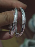 萊紳通靈結(jié)婚對戒18K金鉆石戒指男女鉆戒經(jīng)典簡約情侶禮物 白18k金 男戒 22號 曬單實拍圖
