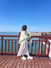百麗厚底洞洞鞋女24夏外穿拖鞋B2577BH4 米色 40 曬單實(shí)拍圖