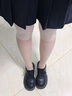 浪莎空調護膝絲襪女夏季薄款過(guò)膝襪中筒襪防滑防勾絲小腿半截長(cháng)筒襪夏 4雙-膚色 均碼 曬單實(shí)拍圖