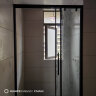 东鹏（DONGPENG）淋浴房三联动推拉门一字形极窄干湿分离玻璃隔断沐浴房含挡水条 雅黑1.0-1.09/2米高 实拍图