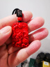 鉑帝亞朱砂原礦龍牌吊墜紅砂生肖龍護(hù)身符項(xiàng)鏈本命年佩戴掛飾 曬單實(shí)拍圖