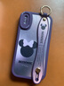 【迪士尼授權】蘋(píng)果XsMax手機殼斜跨掛繩腕帶女款iPhoneX/XR全包掛繩女生小清新防摔新款網(wǎng)紅 蘋(píng)果X/XS【暗紫色-紫色米妮】+配高清膜 曬單實(shí)拍圖