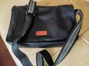 法萊阿瑪尼黑色單肩包男士真皮休閑時(shí)尚通勤小背包百搭郵差包牛皮男士斜挎包 黑色DJ127 小號 曬單實(shí)拍圖